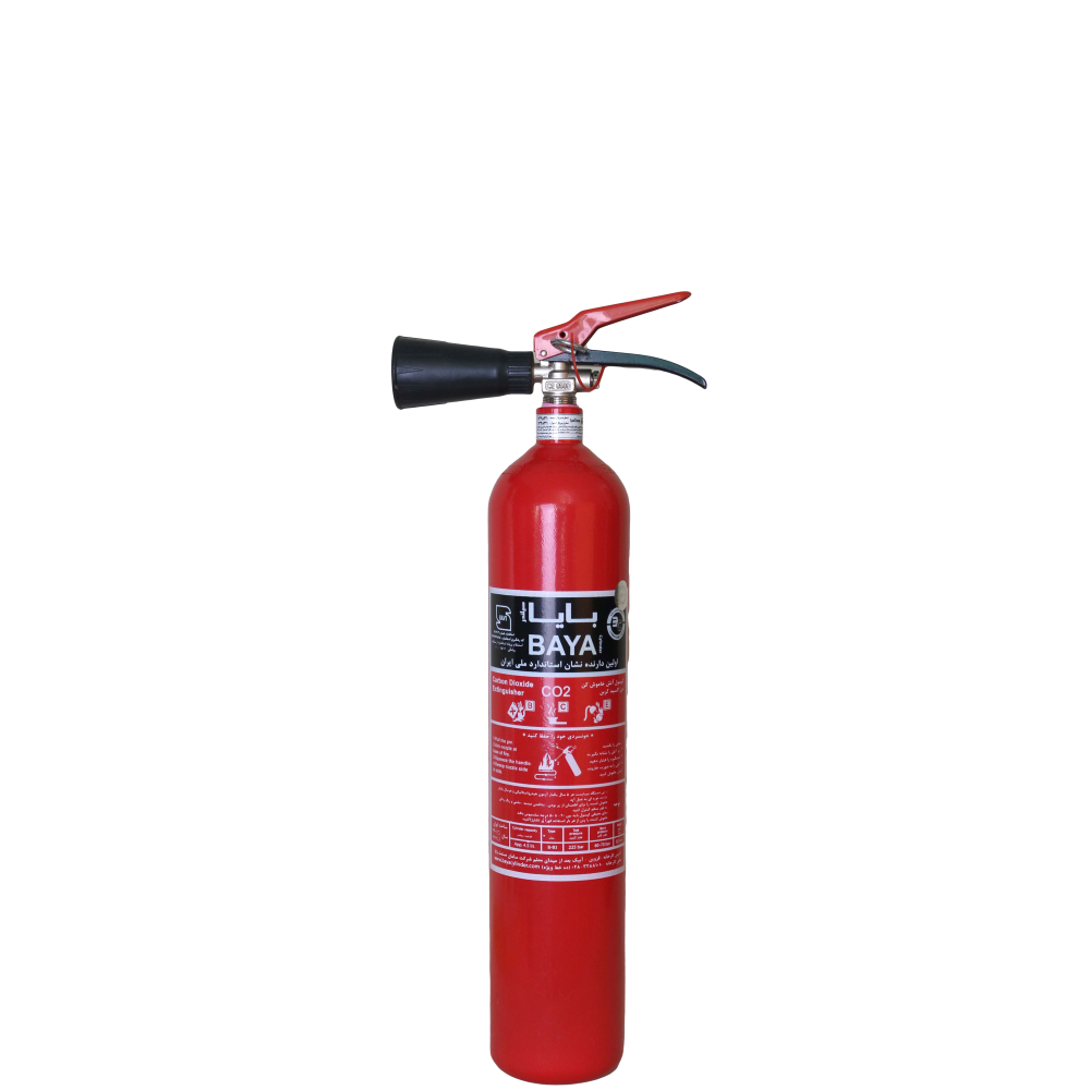 کپسول آتش نشانی دی اکسید کربن (CO2) 3 کیلویی بایا